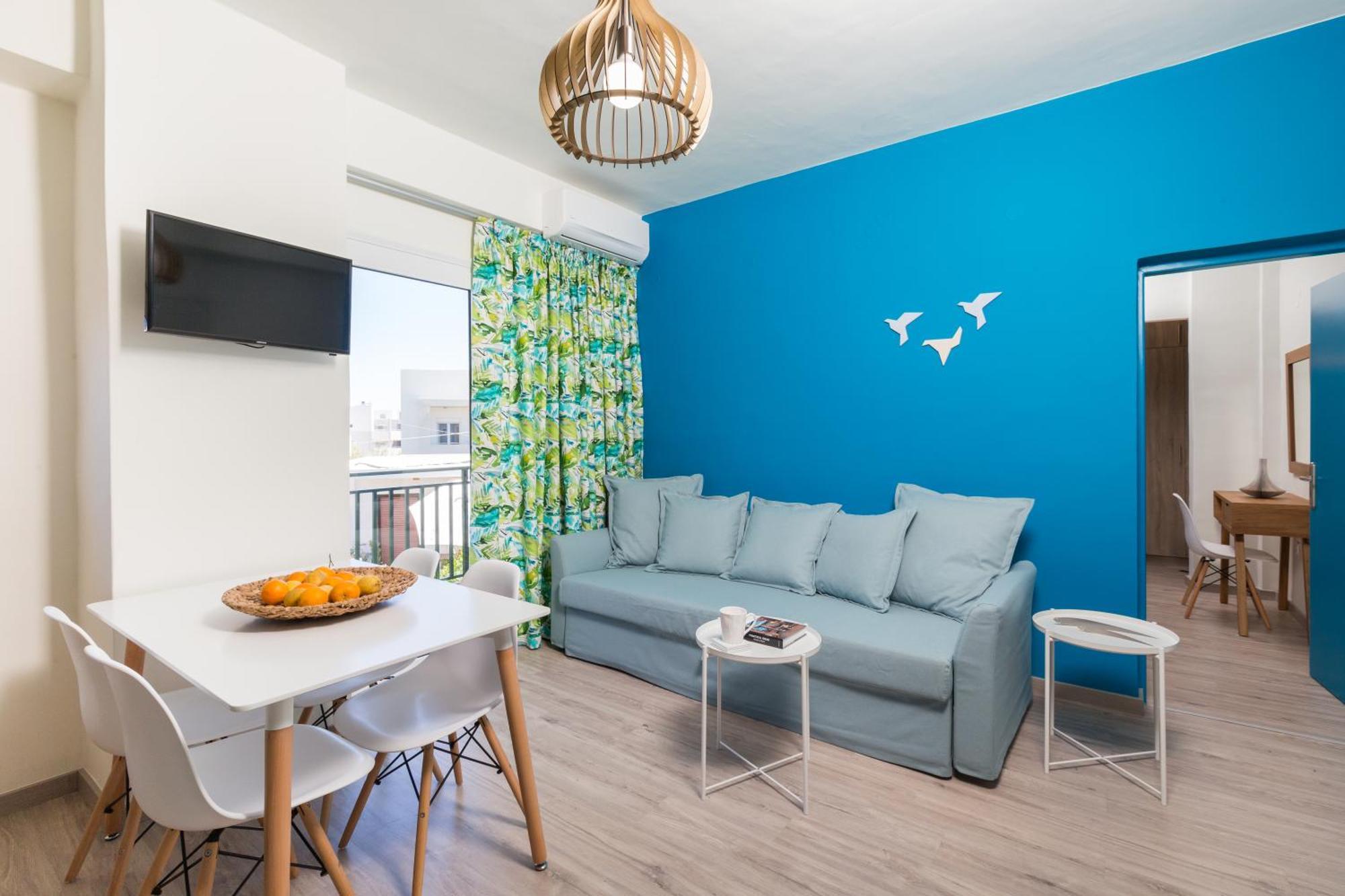 העיירה רתימנו Anemi Blue Apt, Suitable Up To 4, Near The Beach! מראה חיצוני תמונה