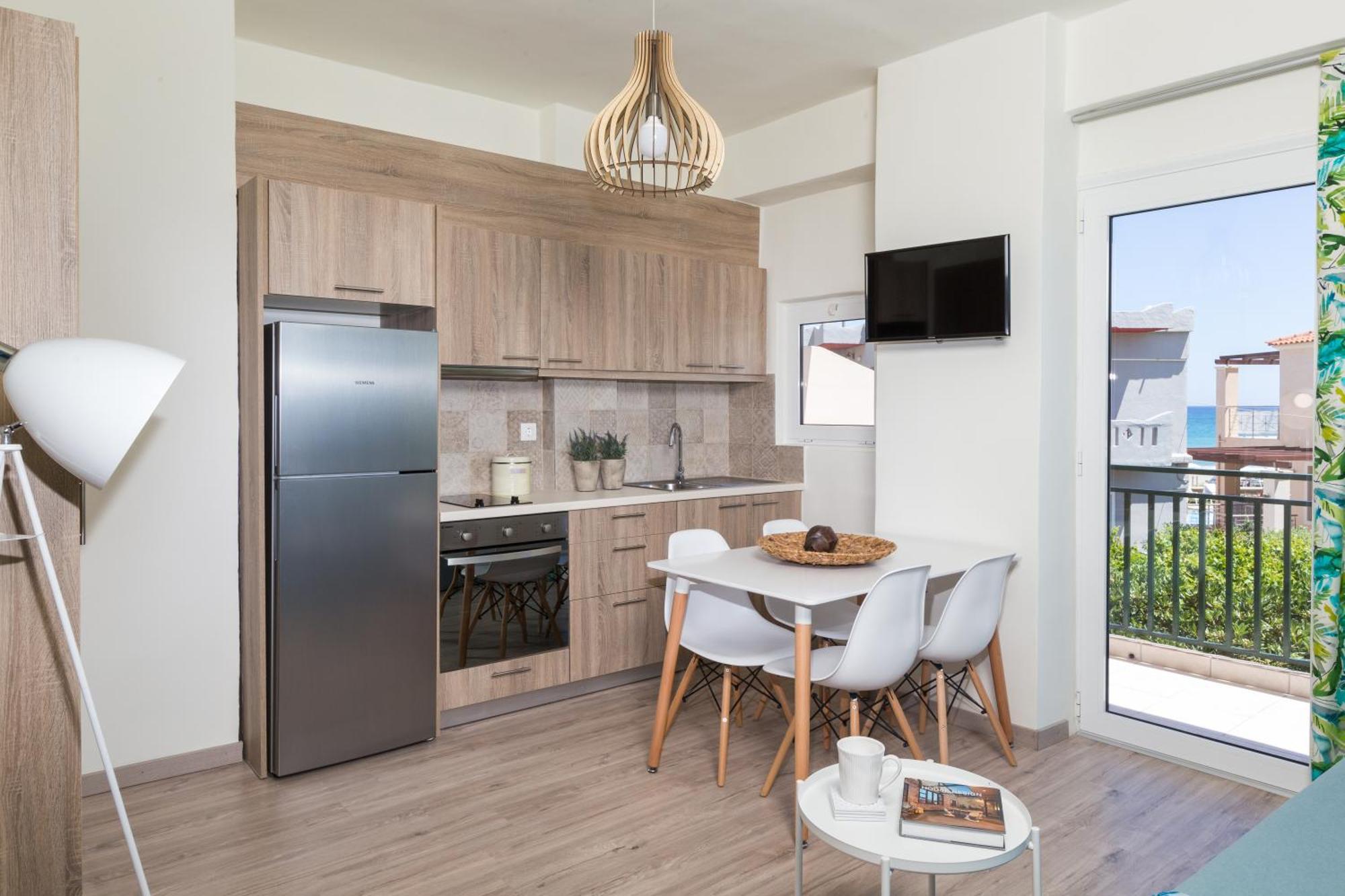 העיירה רתימנו Anemi Blue Apt, Suitable Up To 4, Near The Beach! מראה חיצוני תמונה
